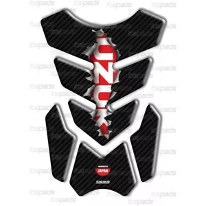 Paraserbatoio mod. "3Wings Rip" per Suzuki effetto carbonio/rosso - Picture 1 of 1