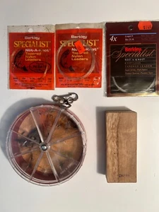 Lot of Vintage Fly Fishing Equipment - Leaders, Dry Flies (marked Japan) - Picture 1 of 7