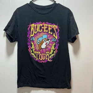 T-Shirt Buc-ees Tour 1982-2021 Double Sided Graphic Black Size Medium - Bild 1 von 5