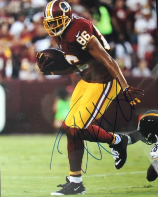 Foto de fútbol americano firmada 8x10 autografiada por Jordan Reed Washington Commanders Florida Foto 1 de 3