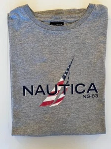 Camiseta Hombre NAUTICA NS-83 Gris Algodón Talla XXL ~ Excelente Estado Americana - Imagen 1 de 6