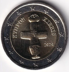 2 Euro Münze Zypern - 2024 - "Idol von Pomos" - Picture 1 of 2