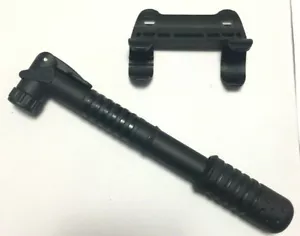 Minipumpe Presta Schrader mit Halterung Single Action schwarz - Bild 1 von 4