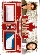 2011 In The Game Canadiana Double Memorabilia Gold Corey Haim/Tyler Labine/10