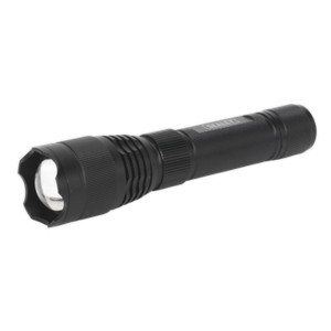 LED449 Sealey Aluminium Torch 10W T6 CREE LED Rechargeable + USB Port [Torches]