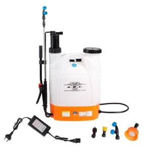 POMPA A SPALLA ELETTRICO NEBULIZZATORE 16 LT PER DISINFESTAZIONE IRRORAZIONE - Foto 1 di 9