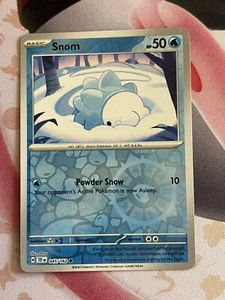 Pokémon TCG Snom 045/162 SV05: Temporal Forces Reverse Holo Common - Picture 1 of 1