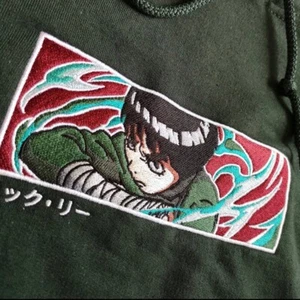 Sudadera con Capucha Camiseta Cuello Redondo Bordada Inspirada en Manga Anime Personalizada - Imagen 1 de 12