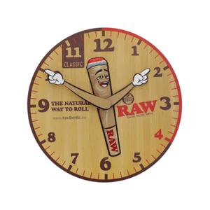 RAW Classic Wall Clock - Cone Design | Unique Rolling Paper Style, 33cm Wall Clo - Picture 1 of 1