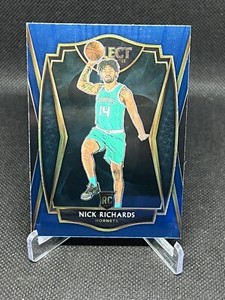 2020-21 Panini Select Blue #167 Premier Level Nick Richards Rookie Hornets