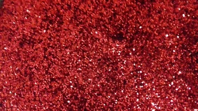 DAZZLE GLITTER TATTOOS Borsa ricarica 40 grammi rossa grossa glitter colore Glastonbury festival body art