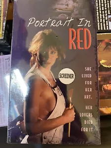 Portrait In Red (VHS 1997) OOP Erotic Thriller HOT!!! Promo Screener - new - Picture 1 of 1