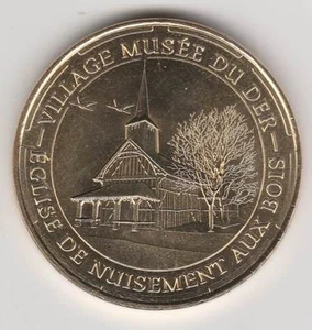 A 2014 TOKEN MEDAILLE SOUVENIR MDP - 51 290 N°1 VILLAGE MUSEE DU DER EGLISE - Imagen 1 de 2