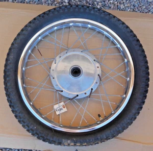 VINTAGE DID 1.60" x 18" CHROME RIM, DRUM BRAKE HUB, & SPOKES. - Picture 1 of 7