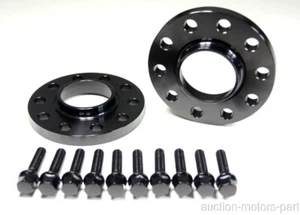 Negro 15mm Cubo Céntrico Rueda Espaciadores Adaptador Para 6 Serie BMW 645ci E63 - Picture 1 of 7