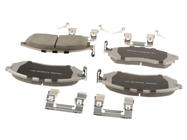 Front Brake Pad Set For 2014-2017 Infiniti QX70 3.7L V6 2015 2016 XY171NB - Image 1 of 1