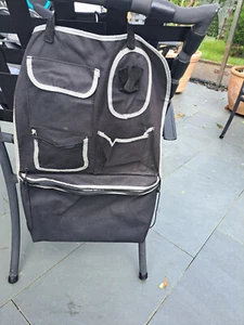 Autositz-Tasche/Rückenlehne mit div. Fächern und Kühlfach mit Reißverschluß - Bild 1 von 3