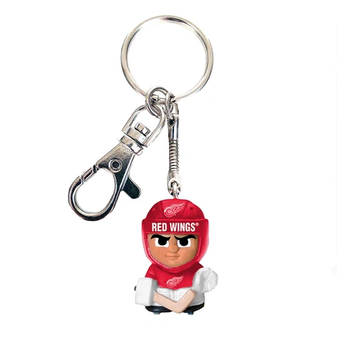 NHL Teenymates Tagalong Key Chain With Clip Detroit Red Wings Key Chain Cover