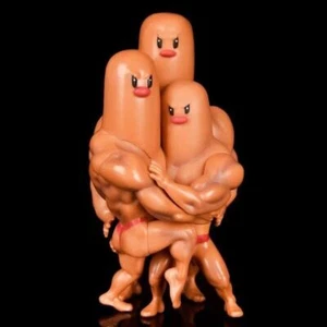 Anime Dugtrio monster pvc Statue boxed figure gift toy decor - Picture 1 of 8