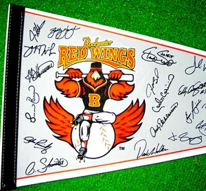 Rochester Red Wings Pennant Gray EDS Sponsor 30" Full - New - Picture 1 of 2
