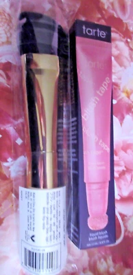 Cinta de rubor tarte rubor líquido DUO en ROSA 0,4 oz tamaño completo y cepillo de cinta esculpida NUEVO Foto 1 de 4