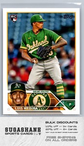 2023 Topps Update US311 Luis Medina RC  Athletics  Baseball Card