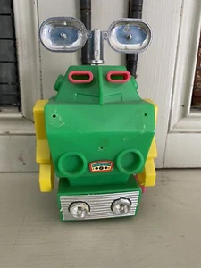 Robot radar Tarheel KY espacio cuerda cuerda juguete ruedas y radar giratorio JAPÓN - Imagen 1 de 10