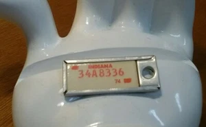Indiana 1974 discapacitado American Veterans DAV matrícula llavero 34A8336 - Imagen 1 de 2