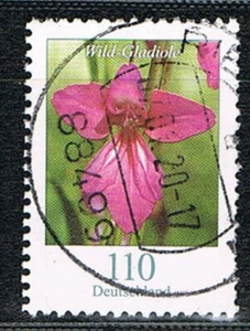 Bund Blumen 3471 Wild-Gladiole 110 C nassklebend Rundstempel - Imagen 1 de 1