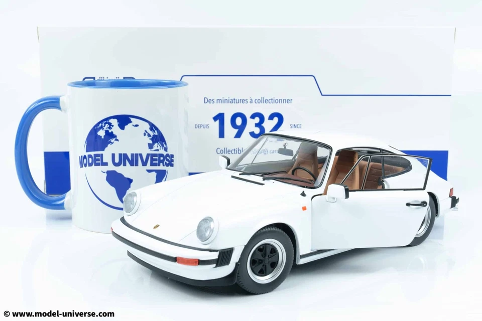 1 18 SOLIDO Porsche 911 930 3.0L Sc Coupe 1974 White SL1802610 Model