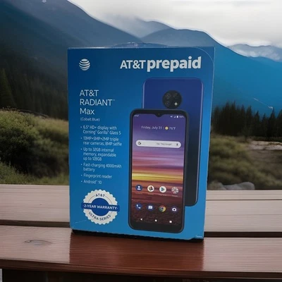AT&T RADIANT Max - 32GB - Cobalt Blue - New In The Box - Image 1 of 4