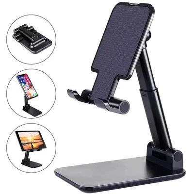 Adjustable Cell Phone Tablet Stand Desktop Holder Mount Mobile Phone iPad iPhone - Image 1 of 4