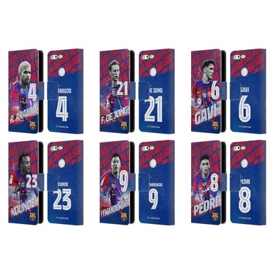 OFFICIAL FC BARCELONA 2023/24 FIRST TEAM LEATHER BOOK CASE FOR GOOGLE PHONES - Image 1 of 4
