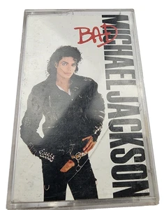 Michael Jackson BAD Cassette Tape 1987 Epic ET40600 Vintage Pop Music - Bild 1 von 4