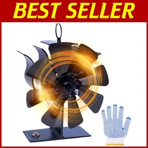 2025 Upgrade Herdventilator 6 Flügel mit Thermometer - Bild 1 von 9