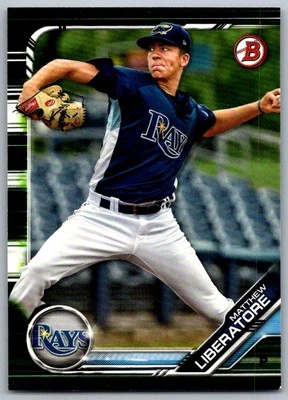2019 Bowman Prospects Matthew Liberatore Tampa Bay Rays #BP-112 - Image 1 of 2
