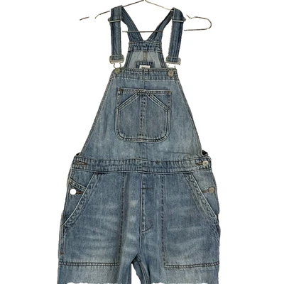 GAP Women's Overalls Size XS Multi Pocket Medium Wash Straight Leg - Image 1 of 4