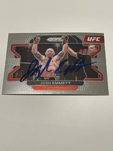 Josh Emmett Signed Card UFC Panini Prizm JSA COA IP Auto Autographed c - Picture 1 of 3