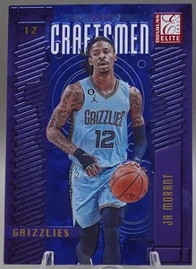 Ja Morant 43/99 2023-24 Donruss Elite Craftsmen Memphis Grizzlies #5 - Picture 1 of 2