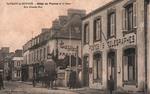 CPA 50 ST-VAAST-LA-HOUGUE - Hôtel de France - Imagen 1 de 2