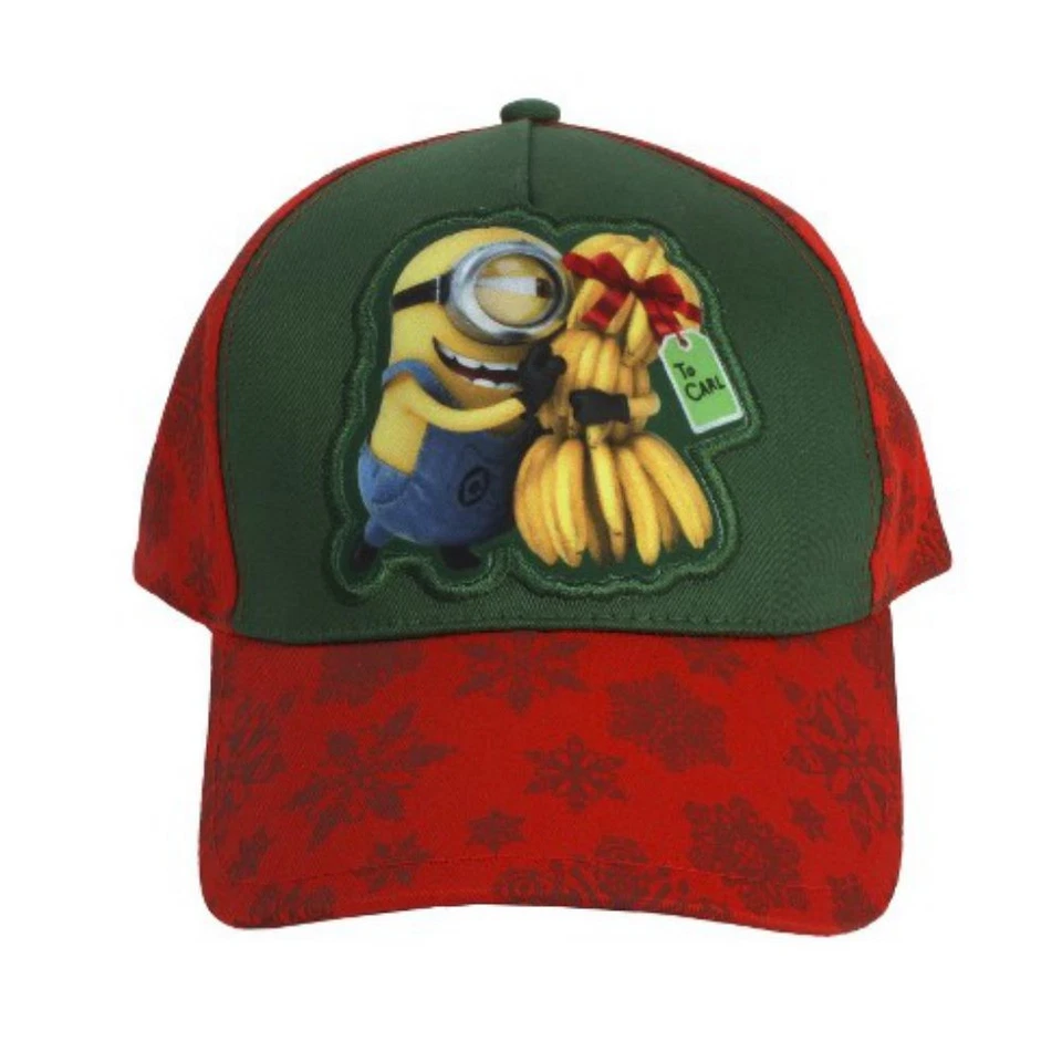 Gorra de béisbol Despicable Me Boys roja Minion Carl sombrero de pelota de vacaciones Foto 1 de 1