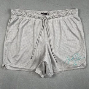 Nike Jordan Basketball Shorts Mens 3XL Cream Mesh Drawstring Essentials 6.5" - Picture 1 of 8