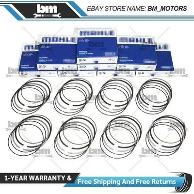 8X piston rings for BMW E65 N62B44 545i E53 E60 645i 745i X5 4.4L 11257514931 - Image 1 of 4