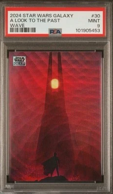2024 Topps Chrome Star Wars Galaxy “A Look To The Past” Wave 65/99 PSA 9 - Image 1 of 2