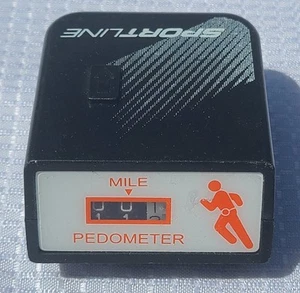 Vintage Plastic Clip-On Walking Jogging Pedometer Mile Counter Adjustable Stride - Picture 1 of 5