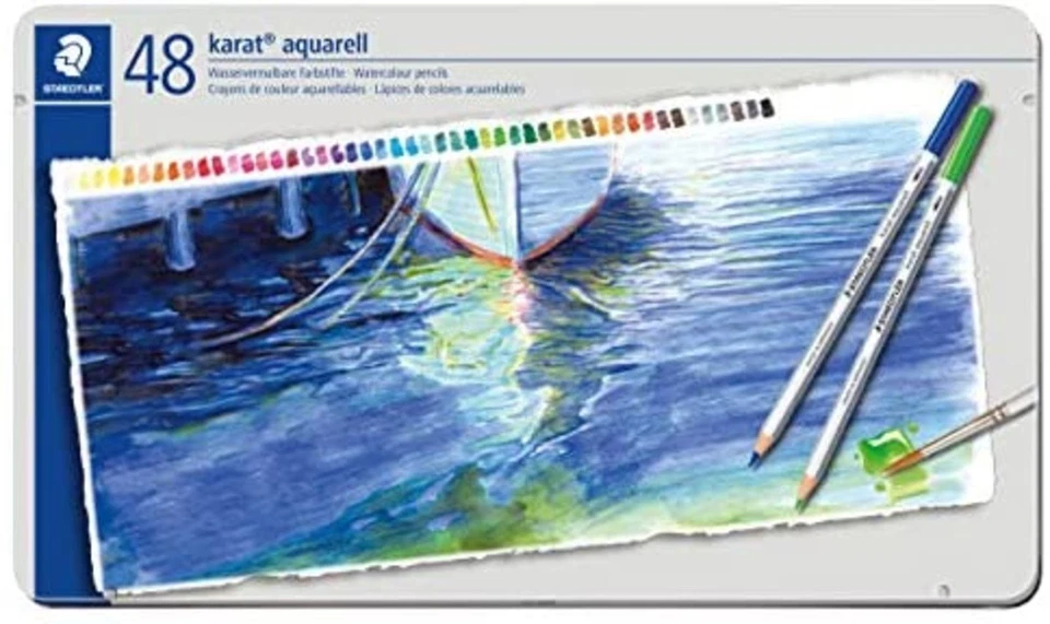 Staedtler Watercolor Pencils Karato Aku Ereru 125 M48 48 Colors