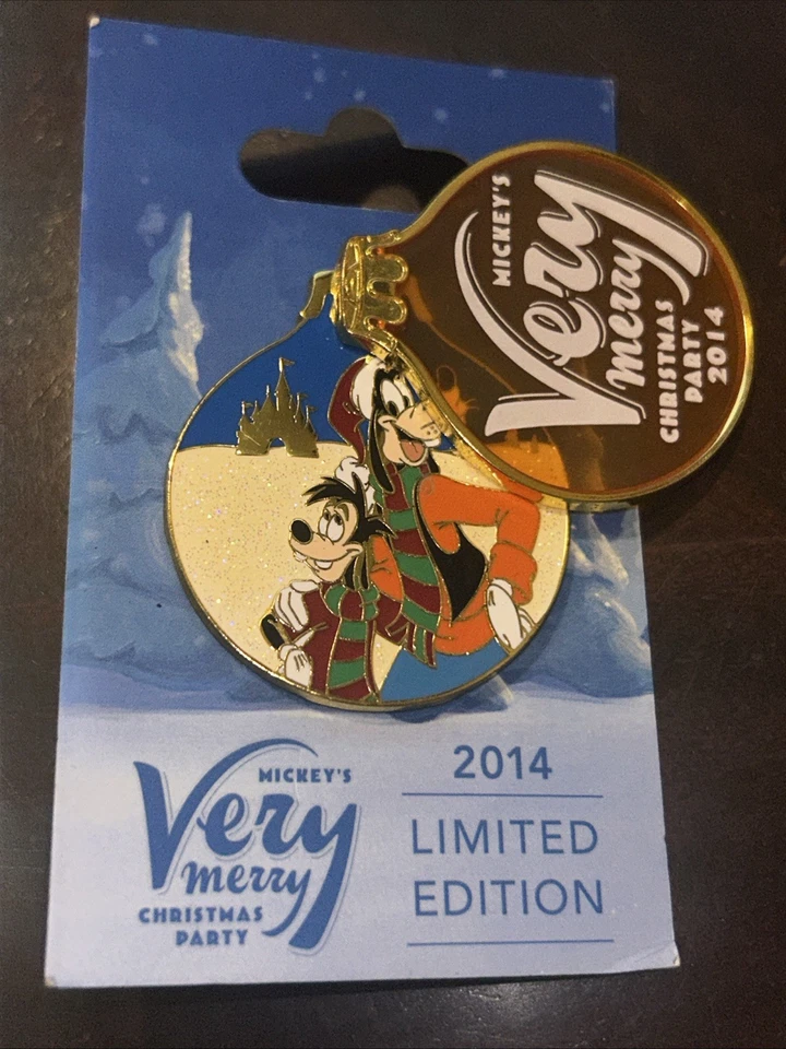 Prendedor Disney Muy Feliz Navidad Fiesta 2014 Max & Goofy Ornamento Le Wdw Foto 1 de 1