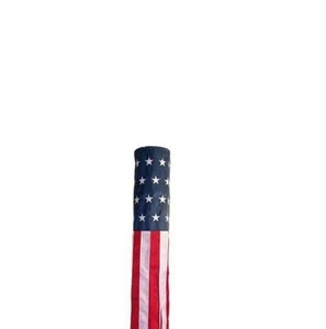 In The Breeze U.S. Stars and Stripes Embroidered 60" Windsack, ITB-4113 - Bild 1 von 4