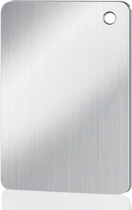 Titan Schneidebretter für Küche, 100% Reintitan doppelseitig lebensmittelecht - Bild 1 von 7