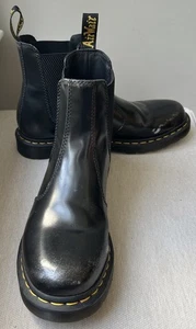 Botas Chelsea Dr. Martens 2976 para mujer talla 10 negras zapatos de cuero vegano - Imagen 1 de 12